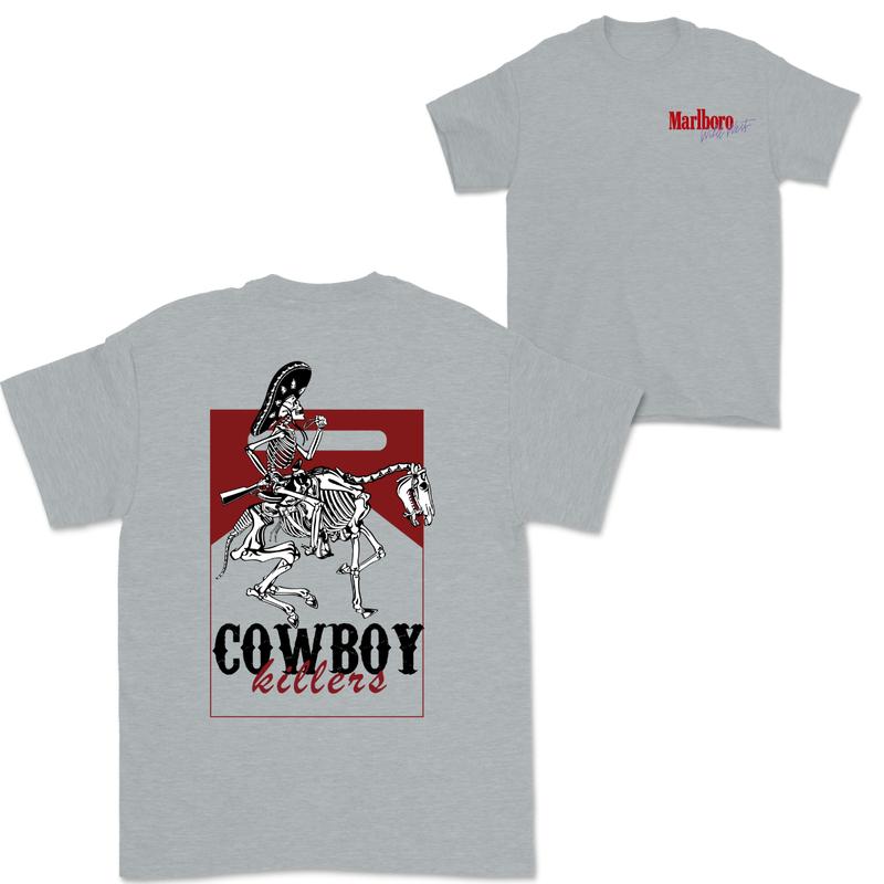 Vintage Marlboro Cowboy Wild West Shirt, Country Music, Cowboy Kille T-shirt Menswear Top