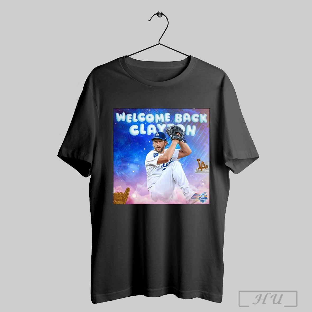 Trendy Welcome Back Clayton Kershaw Los Angeles Dodgers Baseball Mlb World Champions 2025 Poster T Shirt Sweatshirt