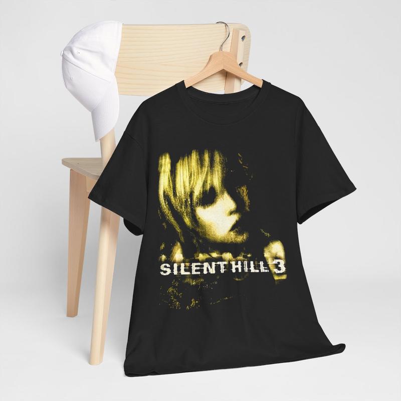 Silent Hill 3 Survival Horror Play Station Unisex Cotton T-Shirt  Menswear Tshirt