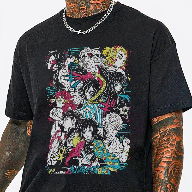Demon Slayer Hashira characters shirt, Demon Slayer Hashira training Arc, Kimetsu No Yaiba t-shirt, anime sweatshirt hoodie, Tanjiro shirt, Rengoku t-