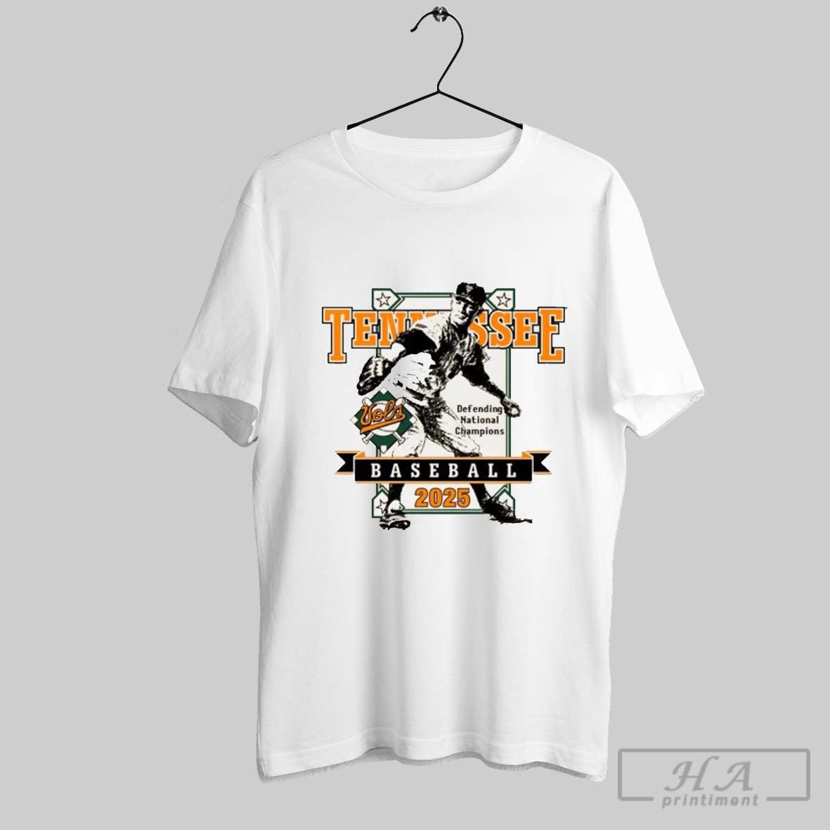 Vols Baseball 2025 Opening Day Defending National Champions Tennessee Volunteers T Shirt