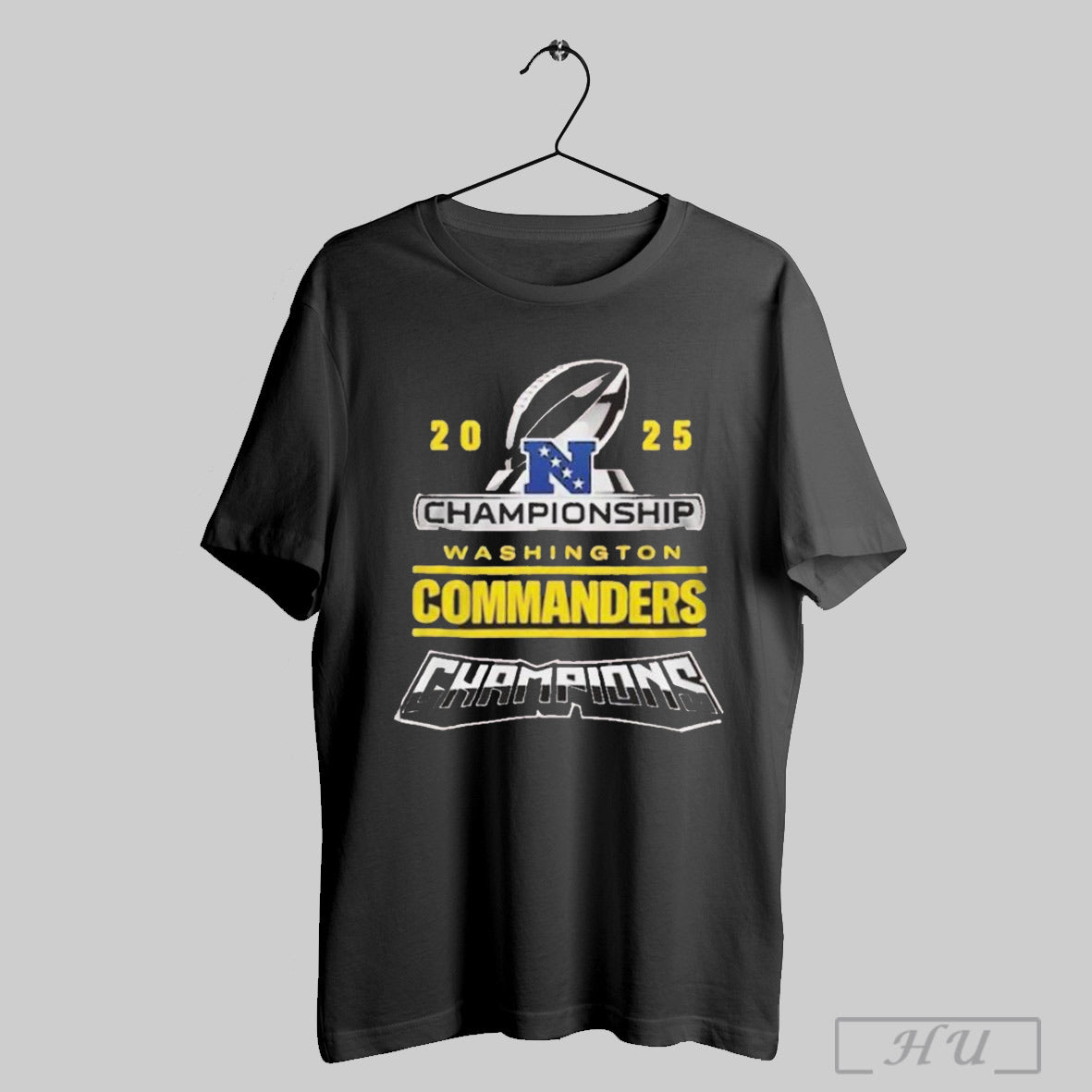 Washington Commanders Nfc 2025 Champions On The Hunt For Victory Shirt Sweatshirt Poster