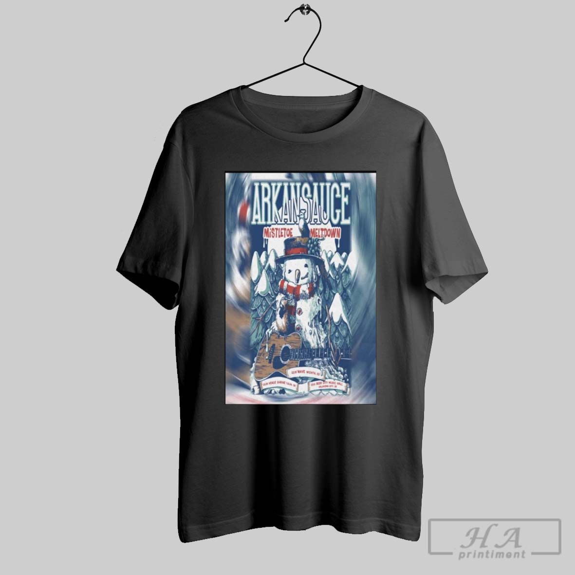 Poster Arkansauce At Beer City Music Hall In Oklahoma City Ok On December 21 2024 Tour T Shirt