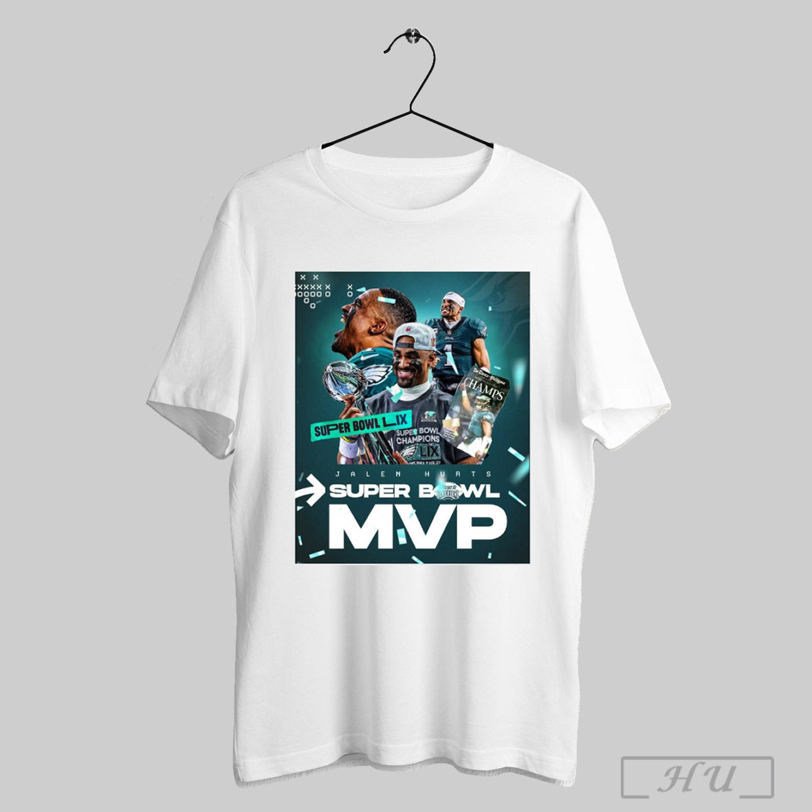Trendy Philadelphia Eagles Jalen Hurts Checklist Super Bowl Lix Mvp Super Bowl Lix Champion Poster T Shirt