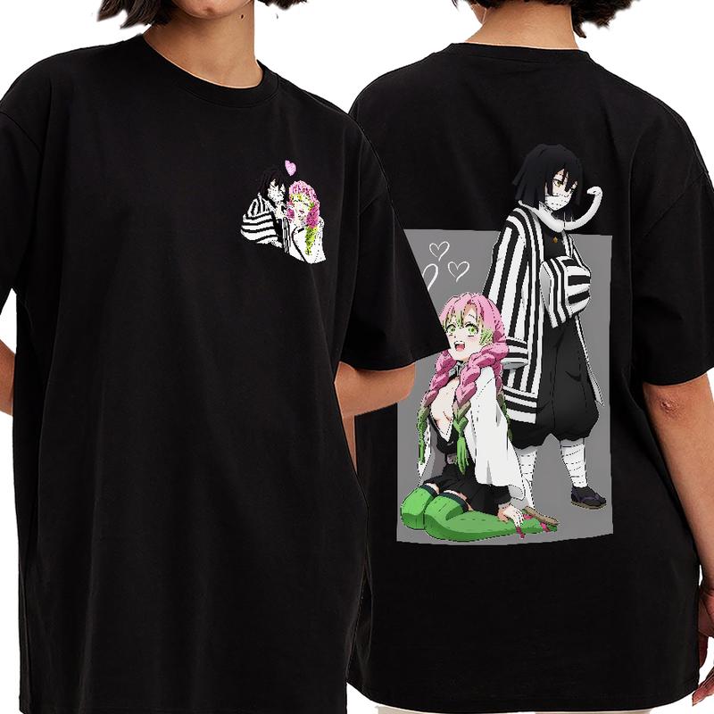 Mitsuri and Obanai couple Hashira Shirt, Love Hashira Snake Hashira shirt, Demon Slayer t-shirt, Kimetsu no Yaiba To the Hashira Training Shirt, Anime