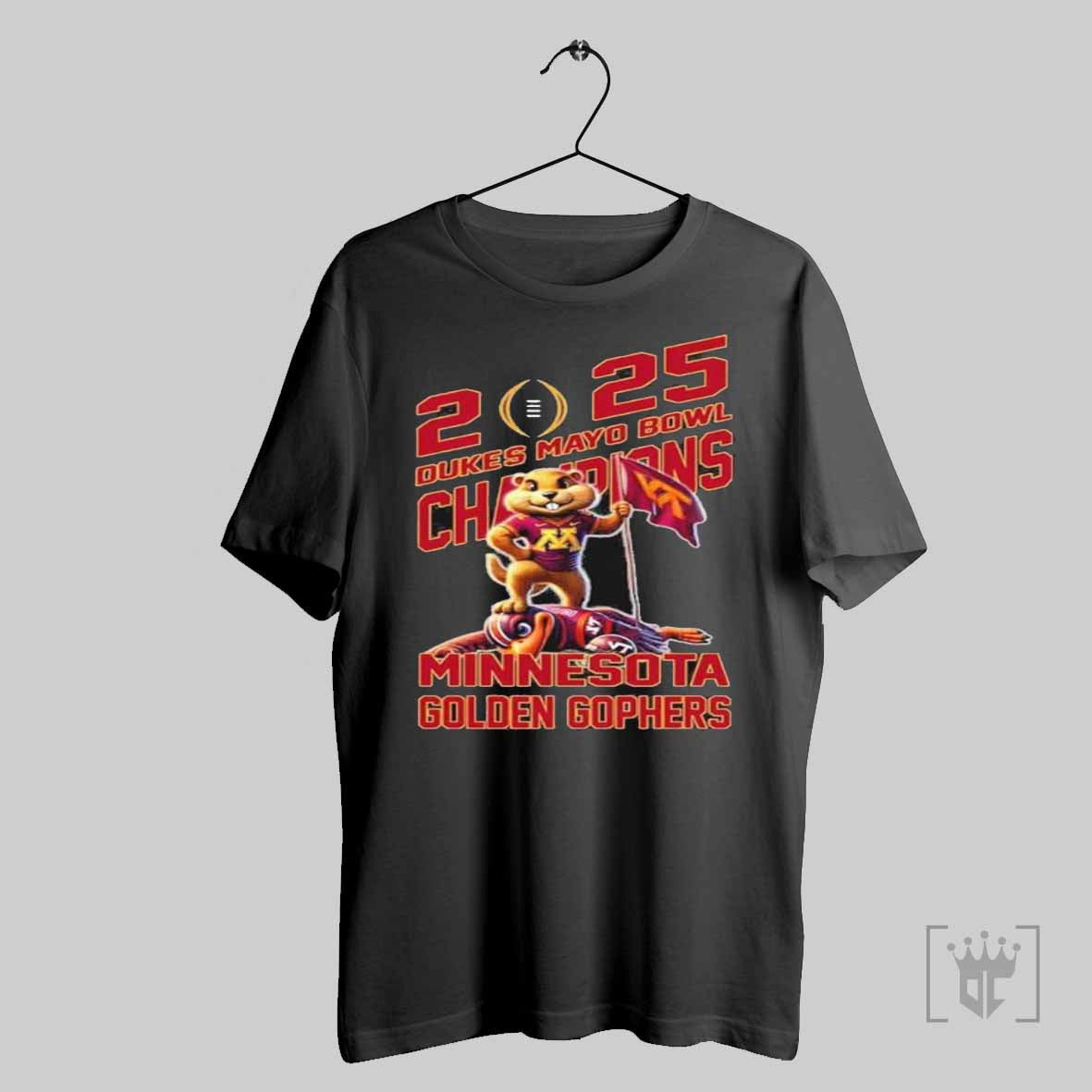 Texas State Bobcats Defeat Virginia Tech Hokies Mascot Dukes Mayo Bowl Champions Ncaa Bowl Games Season 2024 2025 T Shirt