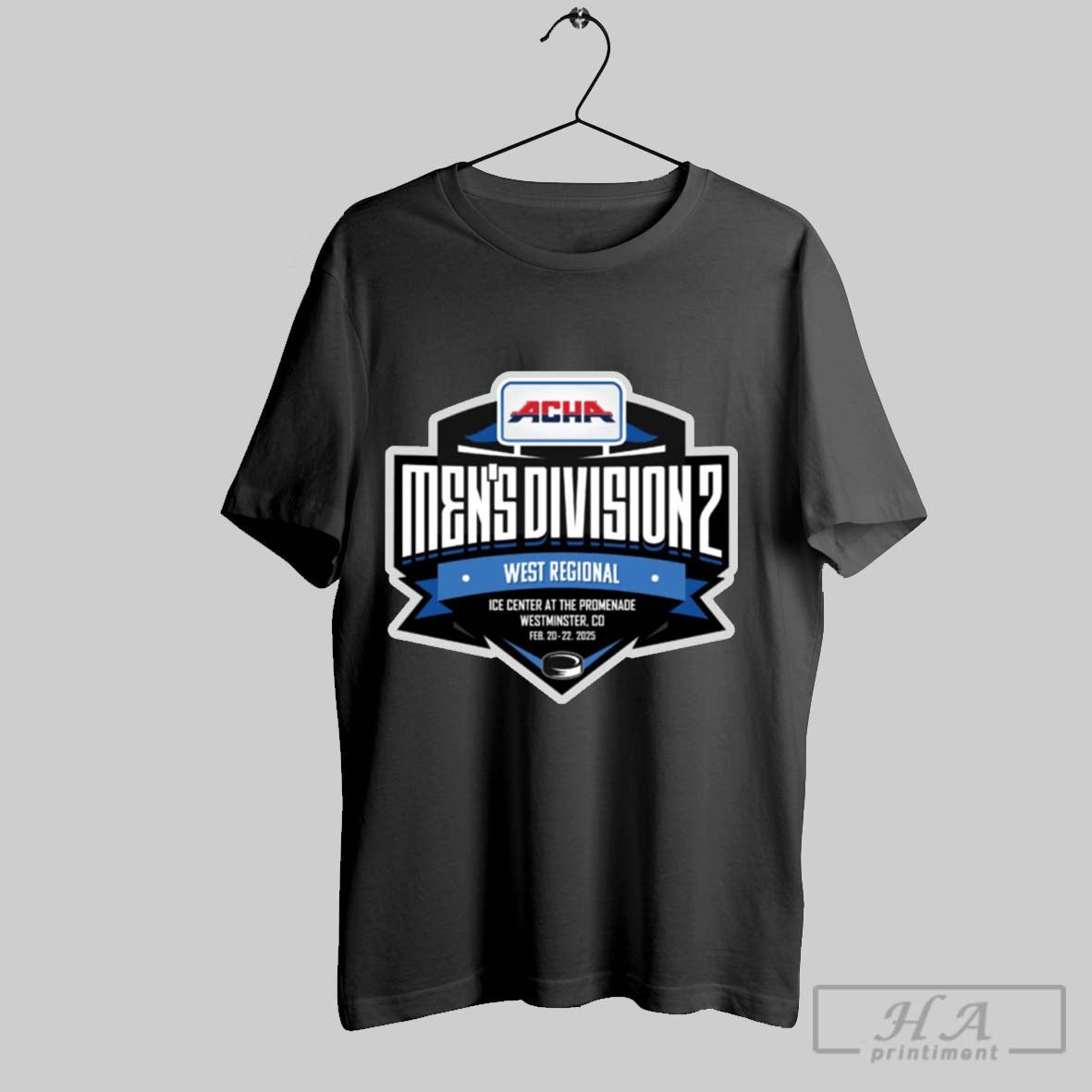 West Regional 2025 Acha Hockey Mens Division 2 National Championship T Shirt