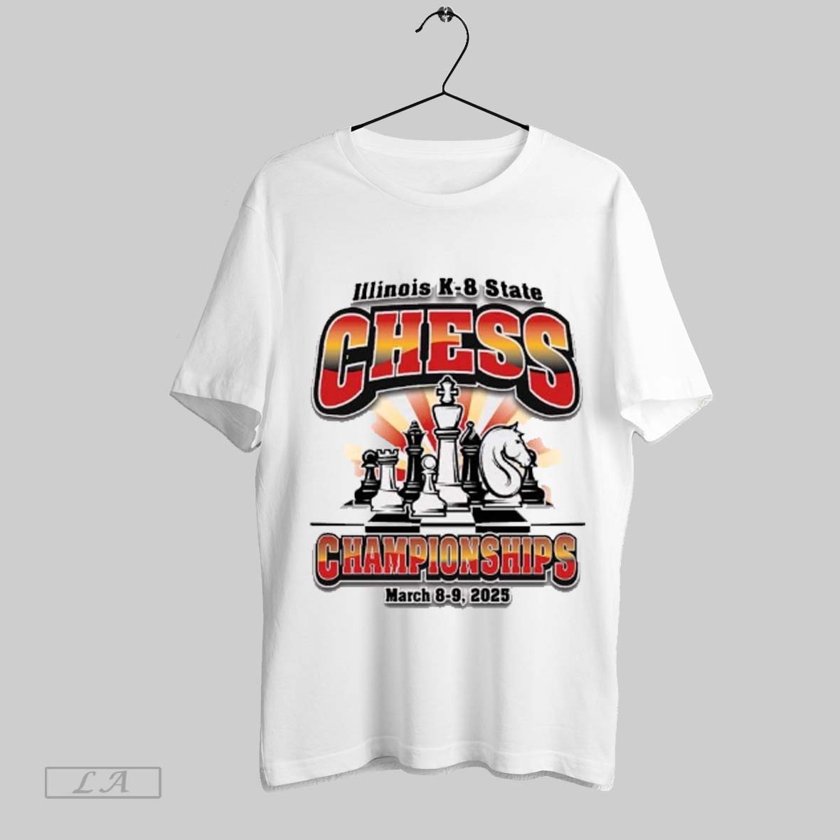 Top 2025 Illinois K8 Chess Championship T Shirt