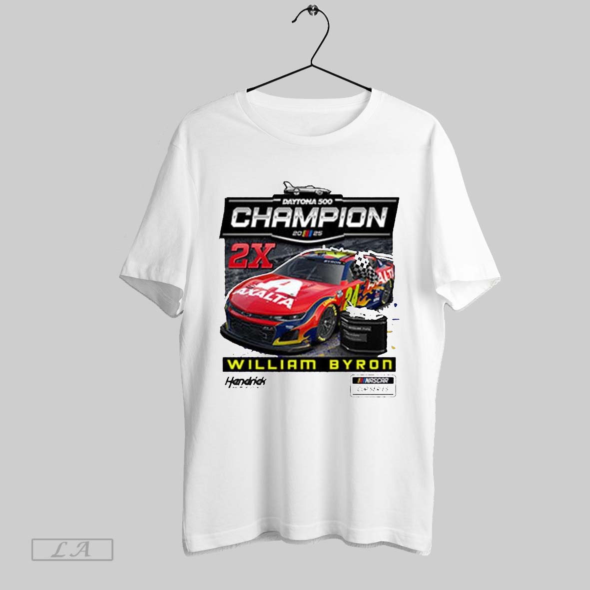 Top William Byron Daytona 500 Champion 2x Nascar Cup Series 2025 T Shirt