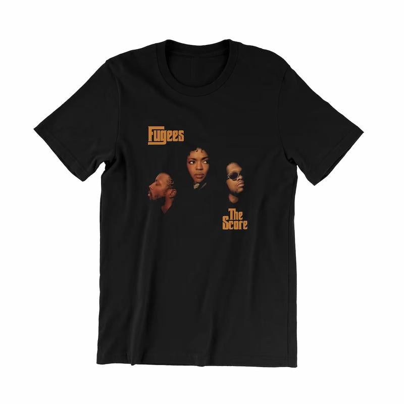 Fugees The Score T-Shirt - Lauryn Hill - album art - lp vinyl - 90s hip hop - throwback rap - ready or not - how many mics - music t shirt