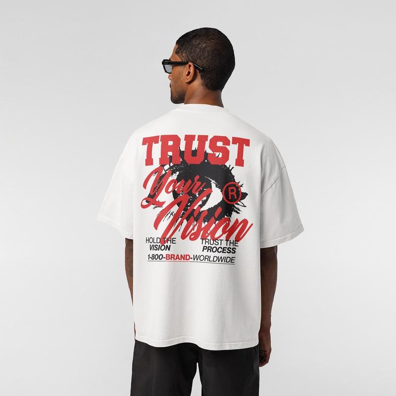 Y2K Graphic Trust Your Vision Personalize Printed Tshirt Casual Cotton