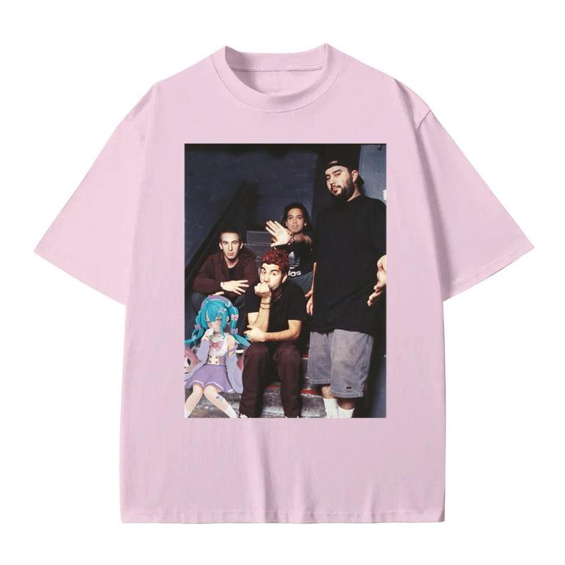 Limited Hatsune Miku Anime Shirt Cotton Menswear