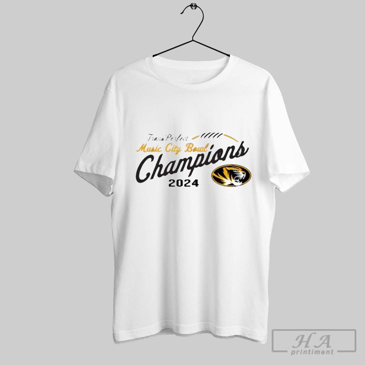 Transperfect Music City Bowl Missouri Tigers Champions 2024 Shirt