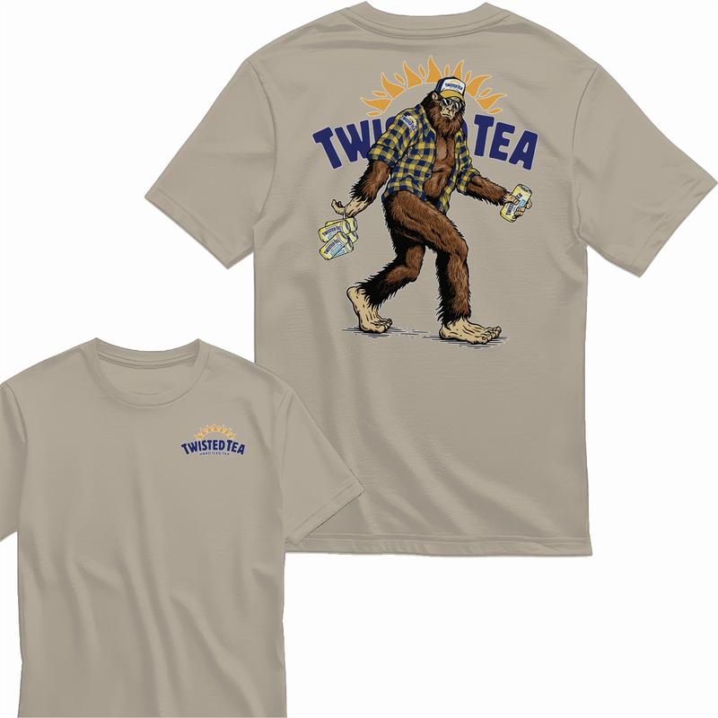 [Sale Up To 65%] Bigfoot Twisted Tea 2sides unisex T-shirt Twisted, 2 Sided Graphic T-Shirt, For Men, For Women