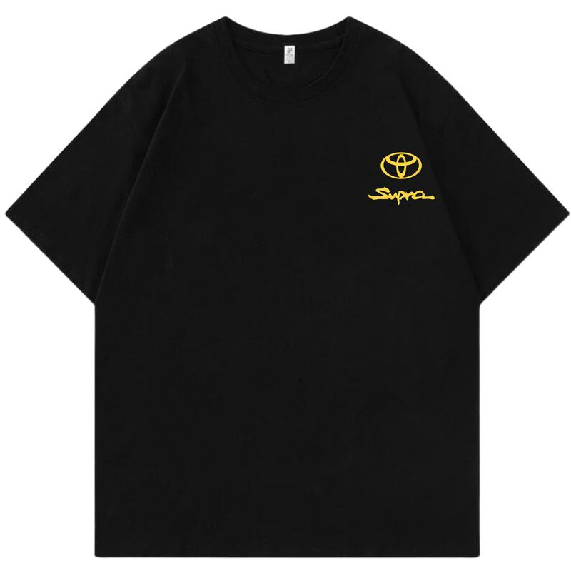 Yellow Toyotaa Supra x PlKA T-shirt, Car Enthusiast Shirt, Car Clothing, Classic Car Shirt, Anime Shirt