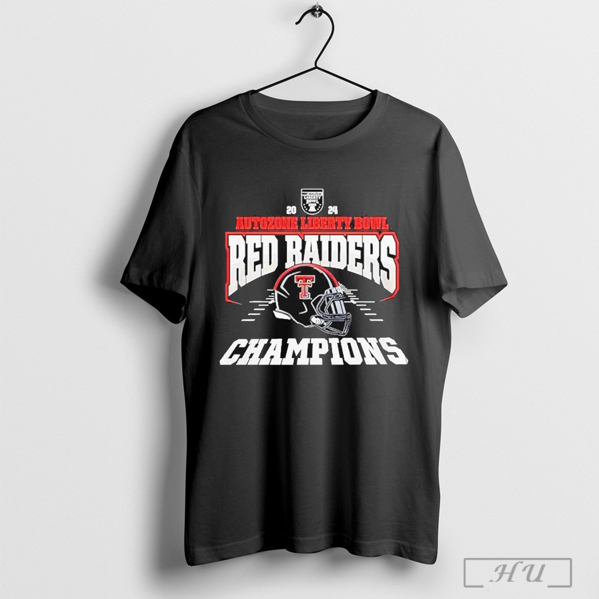 Texas Tech Red Raiders 2024 Autozone Liberty Bowl Champions T Shirt