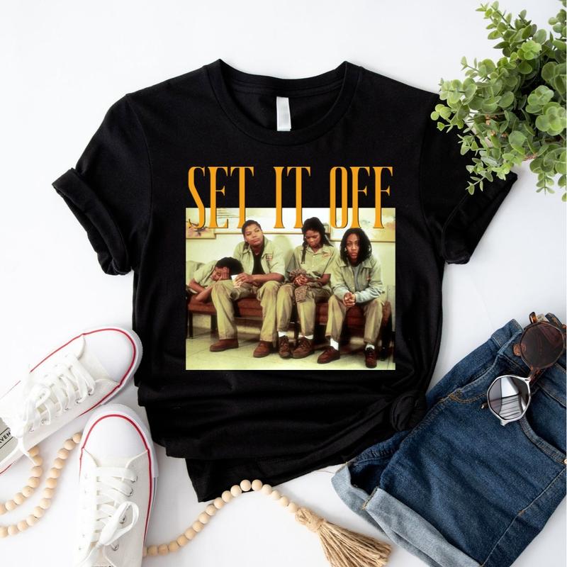 Retro Set It Off Shirt, Set It Off T-Shirt, Set It Off Tee Shirt, Movie Tee Shirt, Gift For Fan