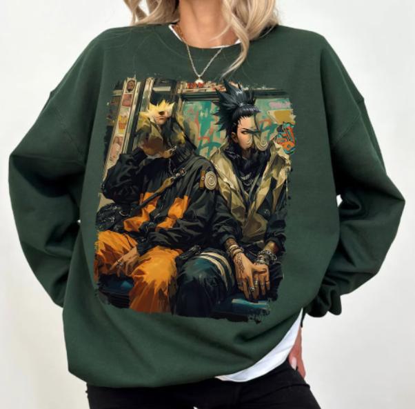 Narut0 and Shikamaruu shirt sweatshirt hoodie, Anime character Unisex shirt sweatshirt hoodie