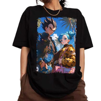 Vegetaa and Bulmaa Couple Ver 2 Shirt, Animee Shirt Sweatshirt Hoodie