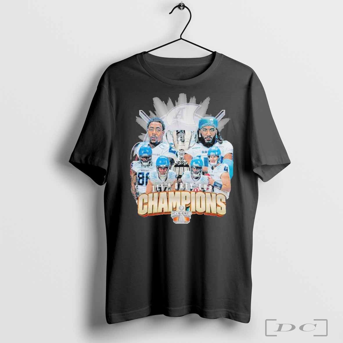 Toronto Argonauts Players Grey Cup Champions Special 2024 Shirt