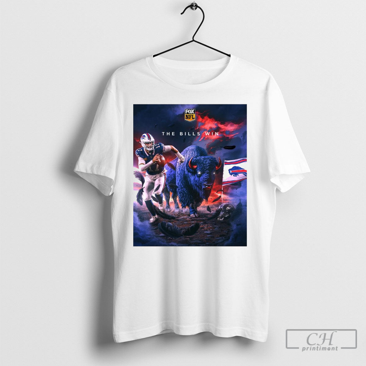 The Bills Win The Bills Are Moving On To The Afc Championship Fox Nfl Poster Shirts