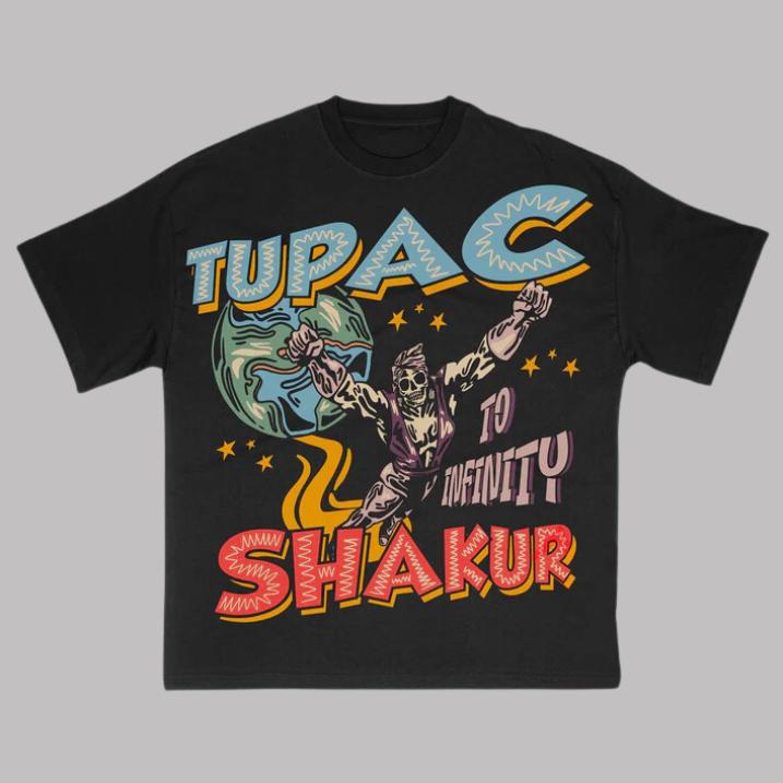 Skull Tupac T-Shirt, 2Pac Vintage Tee, Music Rap Graphic Tee, Unisex Fashion Hip Hop Shirt Menswear Womenswear Streetwear