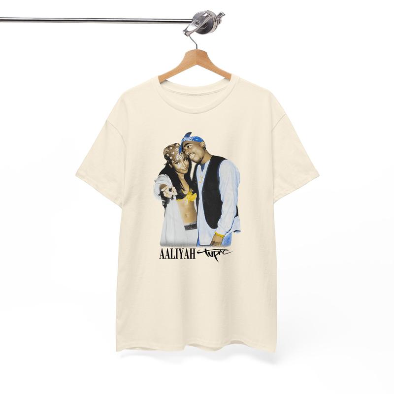 2Pac Aaliyah Tshirt, 90s Tshirt, Vintage Tshirt, Hiphop Shirt
