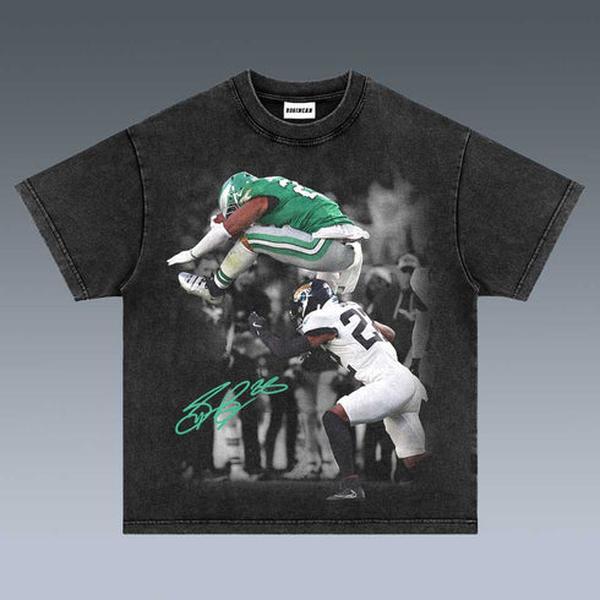 VINTAGE TEE  SAQUON BARKLEY GRAPHIC T-SHIRT SWEATSHIRT HOODIE  GIFT FOR FAN 11.12