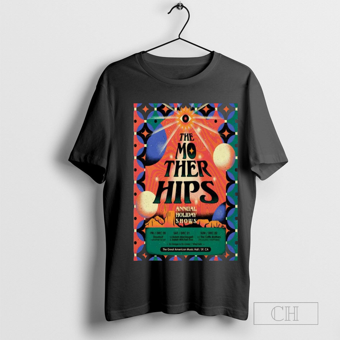 Official The Mother Hips Annual Holiday Shows December 20 21 22 2024 Poster T Shirts Sweater