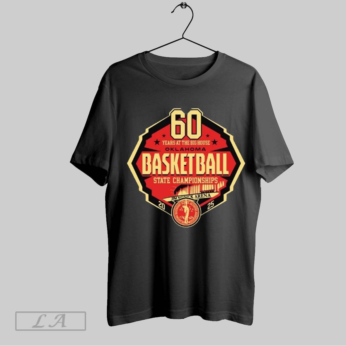 Top Oklahoma High School 2025 Basketball State Championships 60 Years At The Big House T Shirt