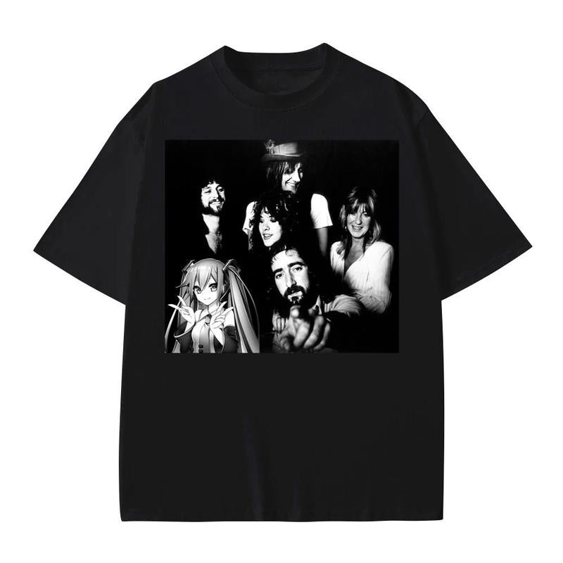 Hatsune Miku Anime New Collection Tshirt Cotton Menswear