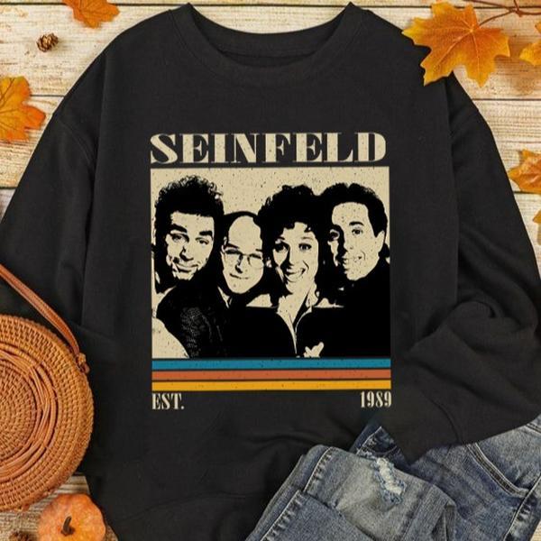 Vintage Seinfeld Shirt, Seinfeld Tee Shirt, Seinfeld Unisex Shirt, TV Movie Shirt, Trendy Shirt, 80s Seinfeld T-Shirt