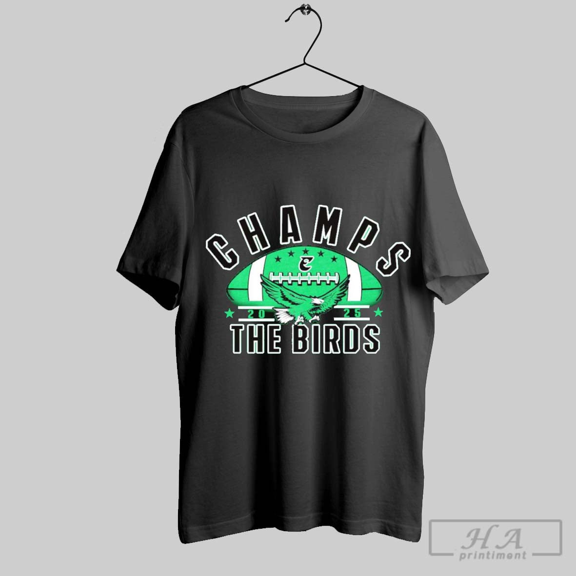 The Birds Champions 2025 Philadelphia Eagles Super Bowl Lix Shirt