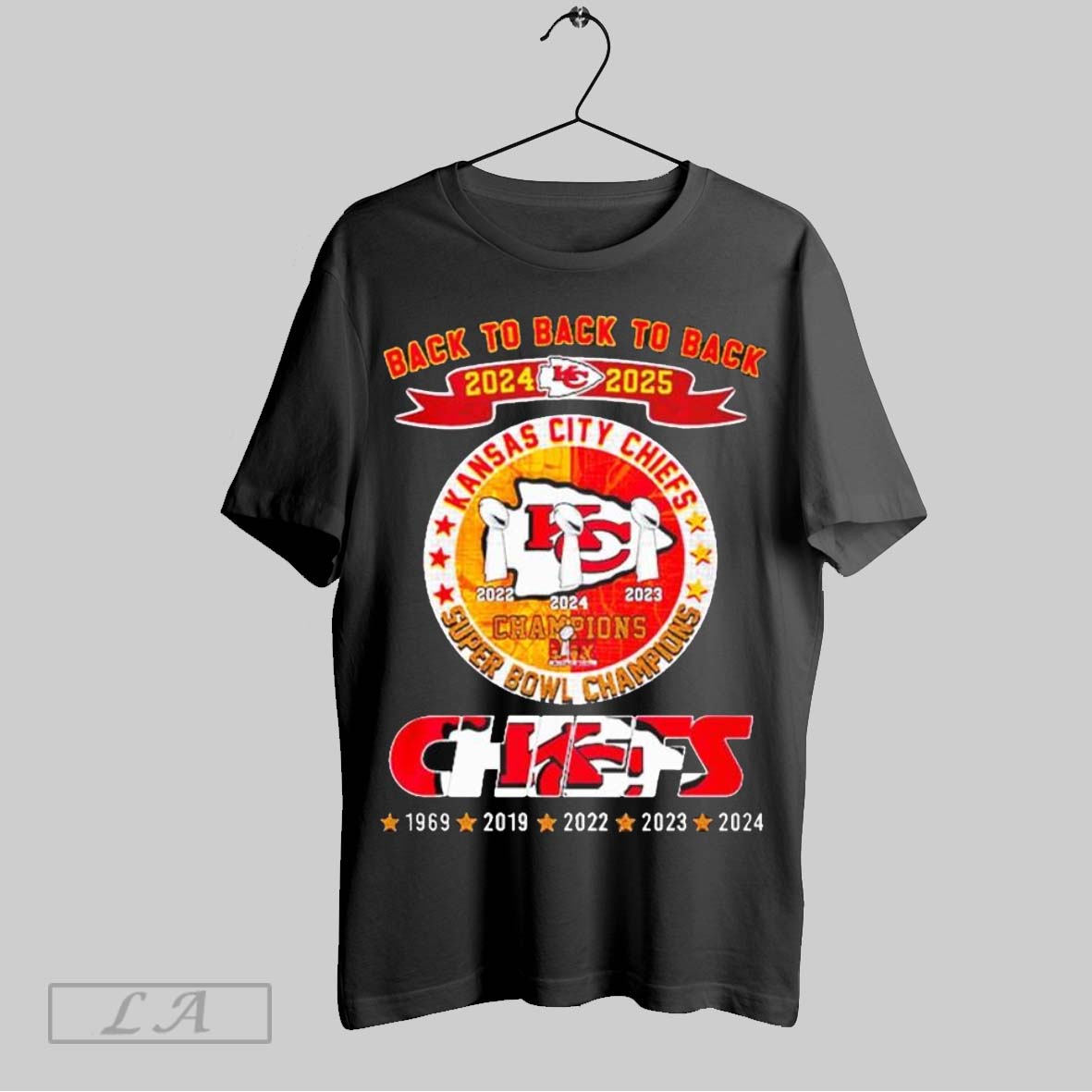 Top Chiefs Back To Back To Back 2024 2025 Super Bowl Champion Unisex Sweatshirt T Shirt