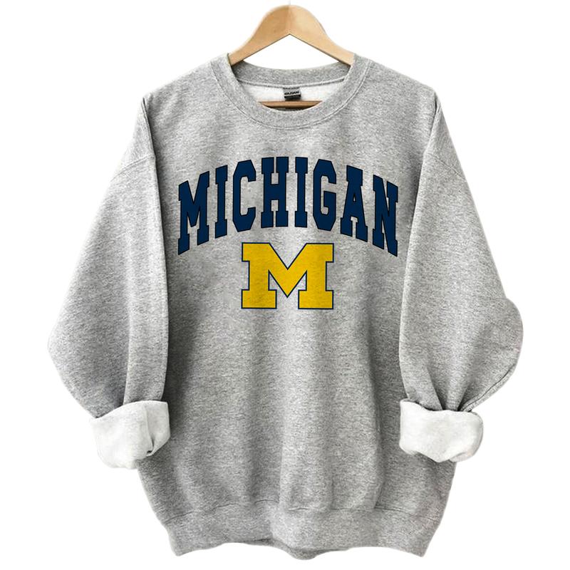 39. Michigan Wolverines NCAA Vintage Football Shirts, University Sports Apparel, Unisex Classic Team Gift for Fans