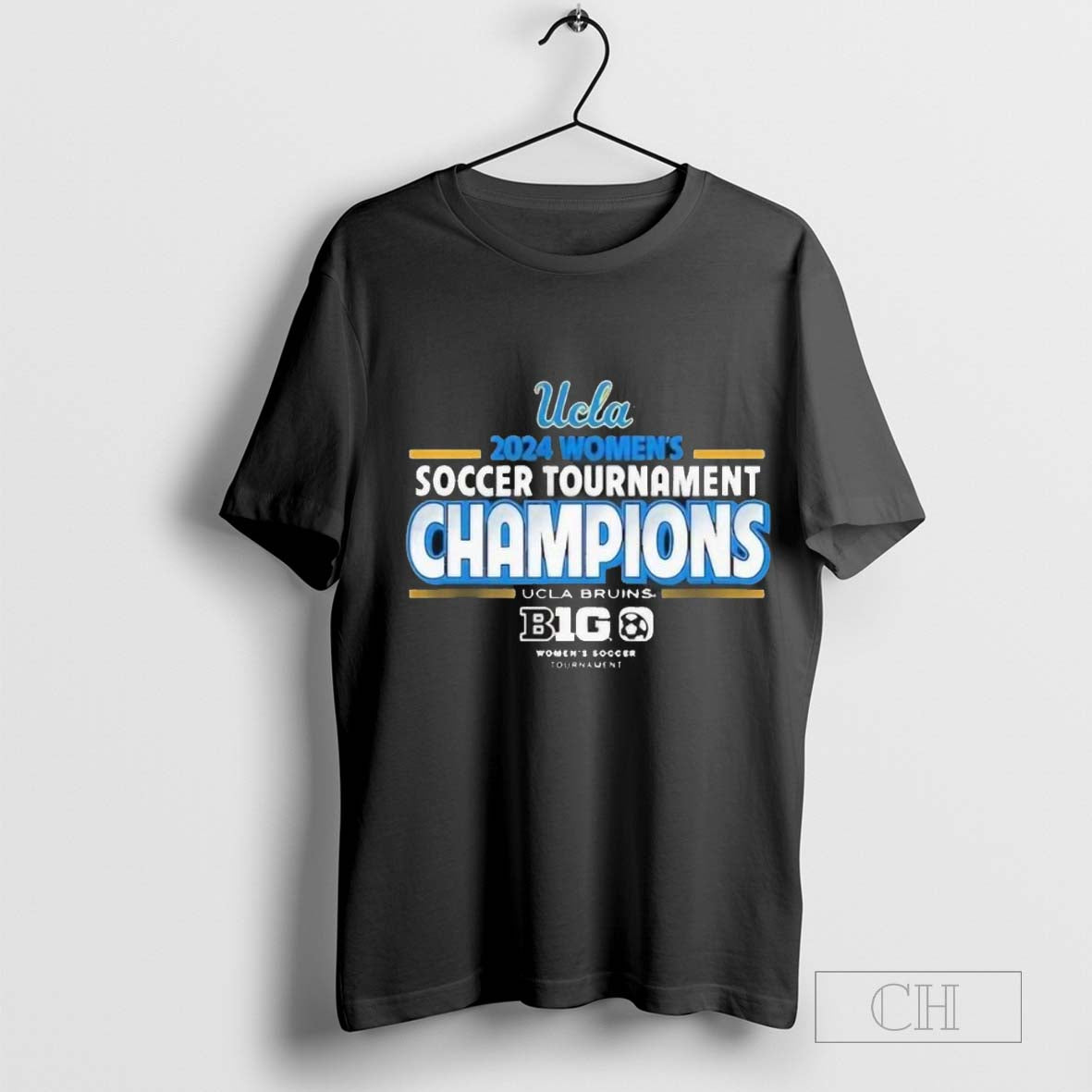 UCLA Bruins 2024 Big 10 Women_s Soccer Tournament Champions T-Shirt
