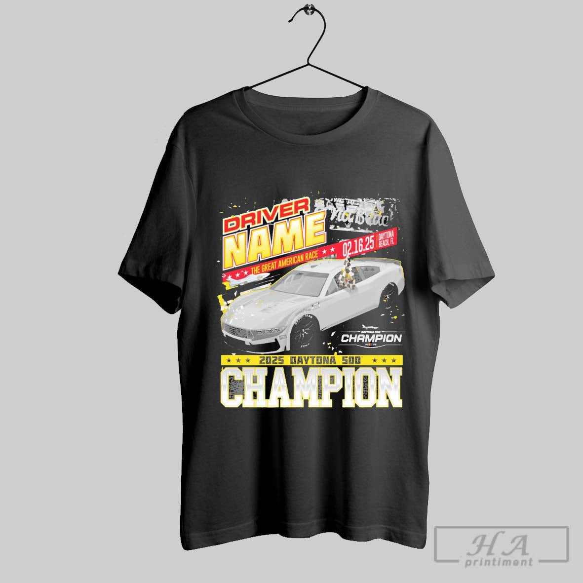 William Byron Checkered Flag Sports 2025 Daytona 500 Champion Past Winners T Shirt