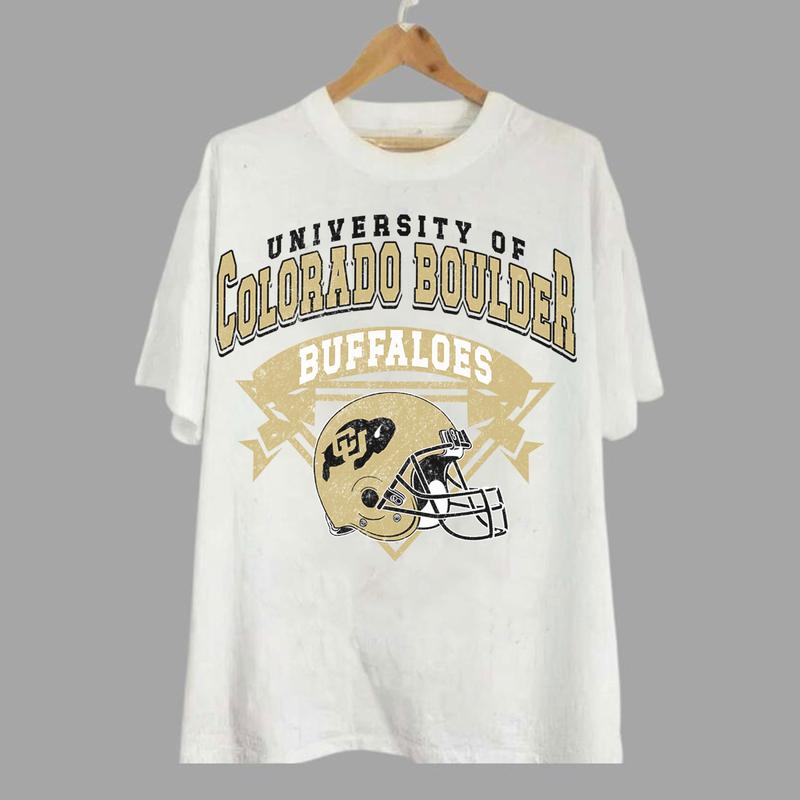 4. Colorado Buffaloes Vintage NCAA Sweatshirt, University of Colorado Unisex Football Shirt, Gifts for Fans, Classic Sportswear