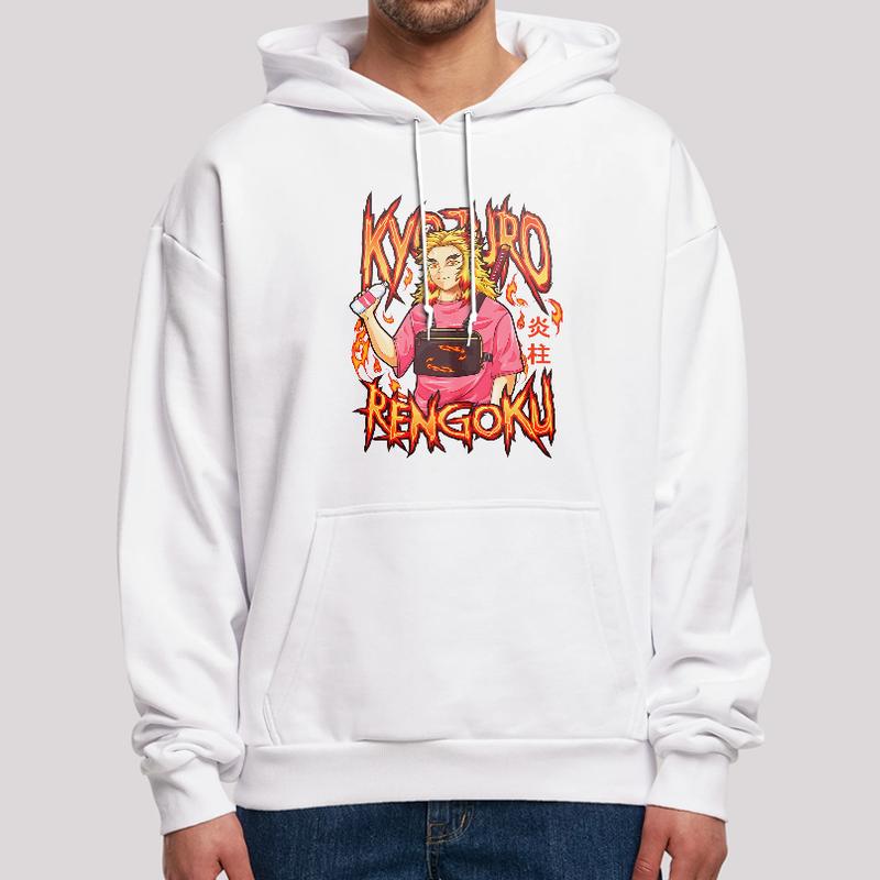Kyojuro Rengoku Sweatshirt Hoodie, Rengoku Flame Hashira Shirt, Demon Slayer t-shirt, Kimetsu no Yaiba Shirt, Anime sweatshirt hoodie, Anime lover t-s