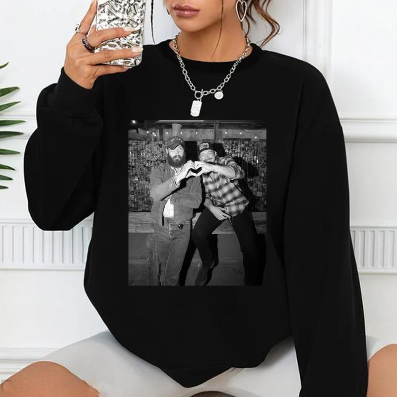 Posty And Morgan Had Some Help Shirt, Country Music Shirt For Fan Casual Comfort Collar Cotton Collar Cotton