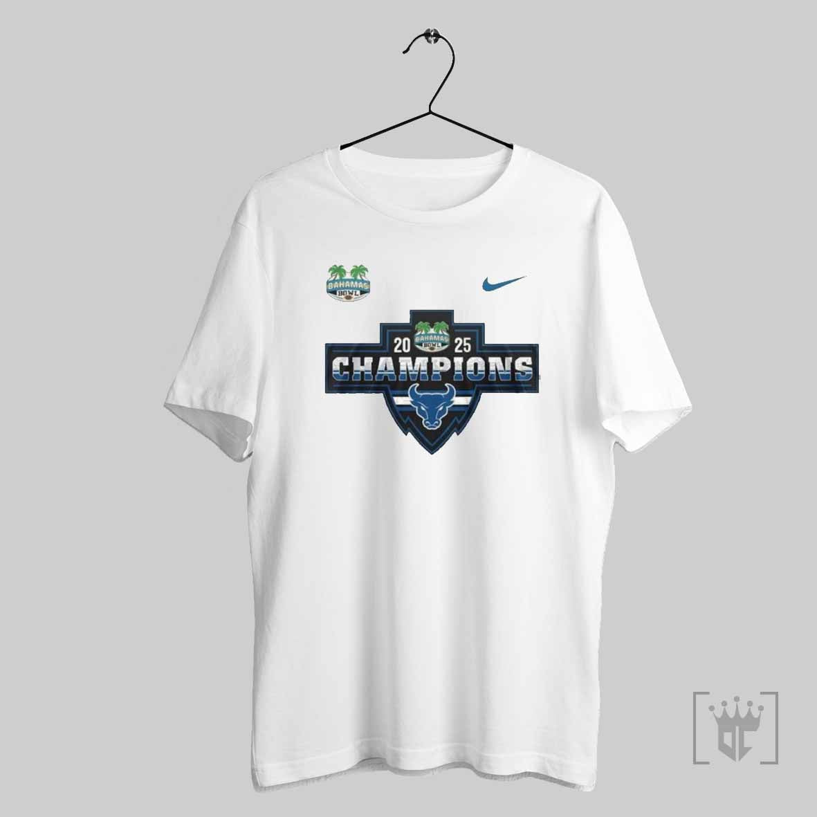 Ub Bulls Bahamas Bowl 2025 Champions T Shirt