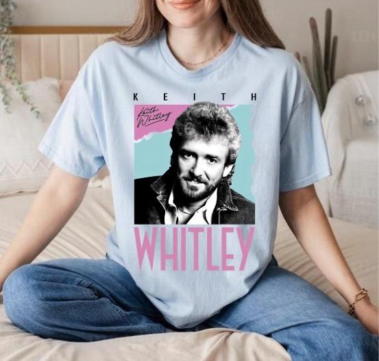 Vintage Keith Whitley Country Music 80s Retro Style T-Shirt Basic Graphic
