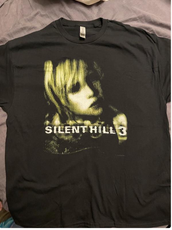 Silent Hill 3 - T Shirt - Various Sizes Survival Horror PlayStation 2 PS2 Resident Evil Menswear Top Underwear Tshirt Streetwear Man Tropical Crewneck