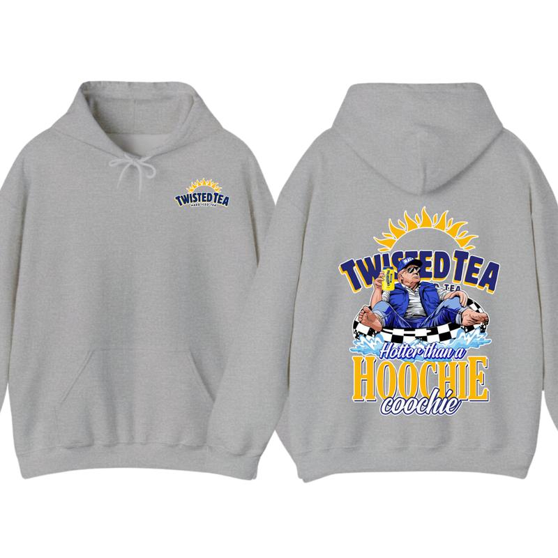 2 Side- NEW Twisted Tea Trummmp America Great Again Hoodie-Full Color- Casual- For Women-For Men- Unisex- Viral