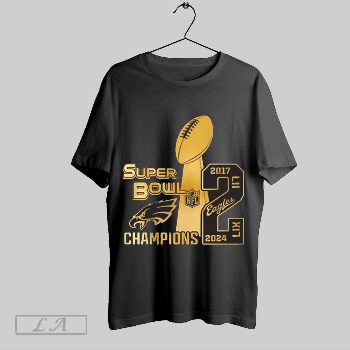 Top Super Bowl 2024 Lix Champions Philadelphia Eagles 2x Cup 2017 2024 Sweatshirt T Shirt