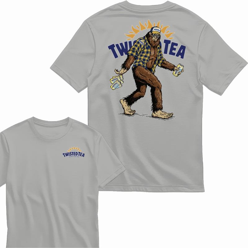 [Sale Up To 65%] Bigfoot Twisted Tea 2sides unisex T-shirt Twisted, 2 Sided Graphic T-Shirt, For Men, For Women