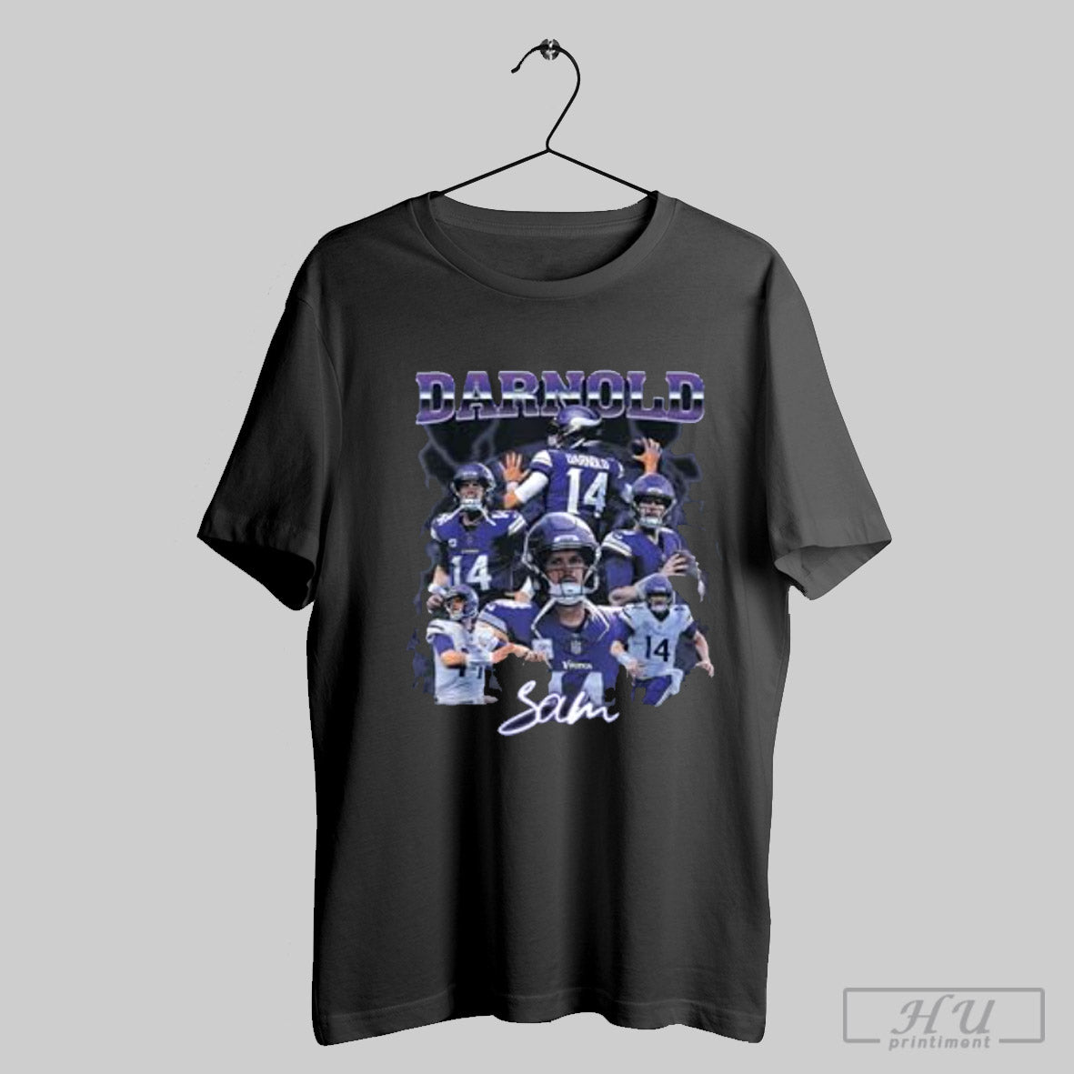 Vintage Sam Tee Graphic Darnold Lover 90s Style Tee T Shirt