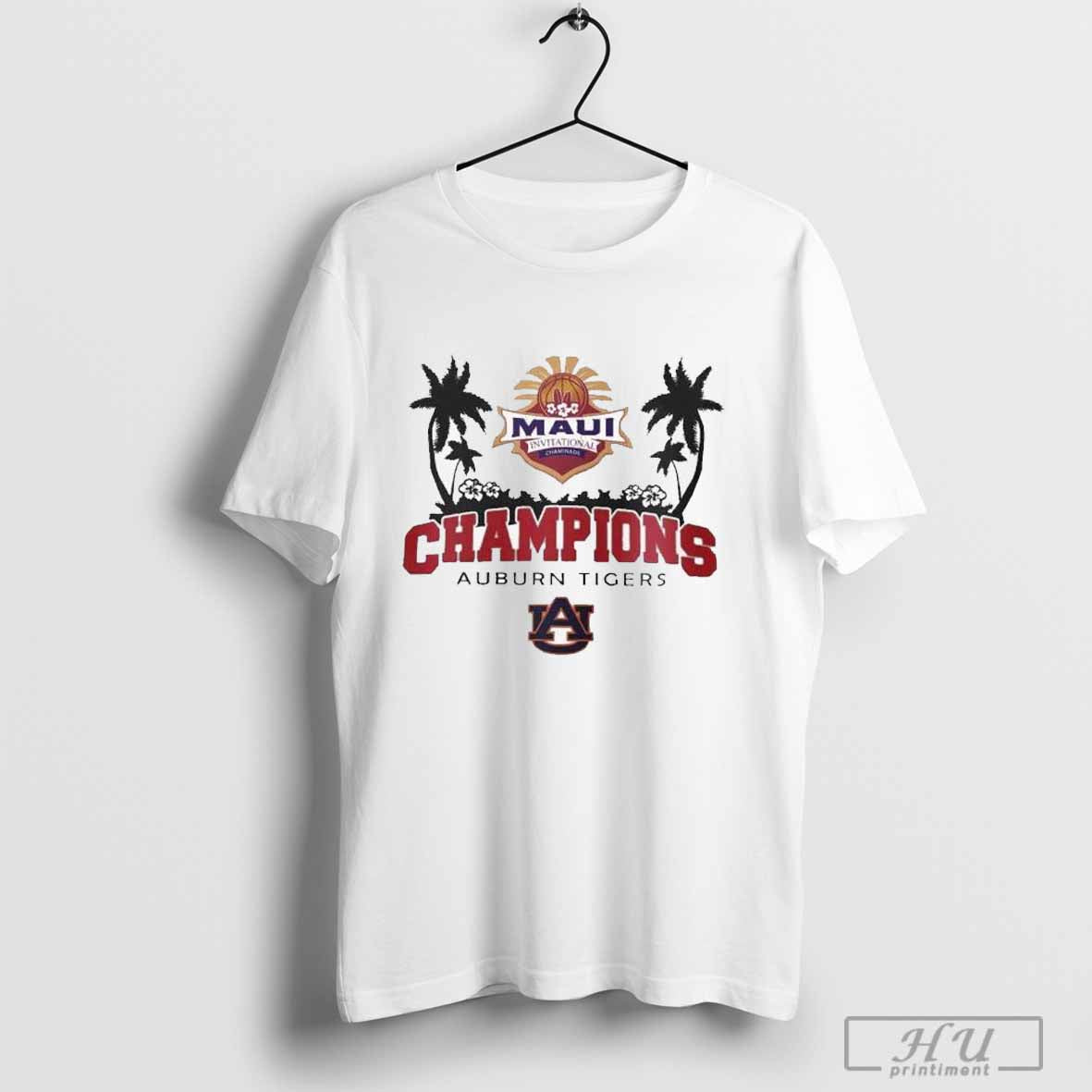 War Eagle Auburn Tigers 2024 Maui Invitational Basketball Champions Shirt