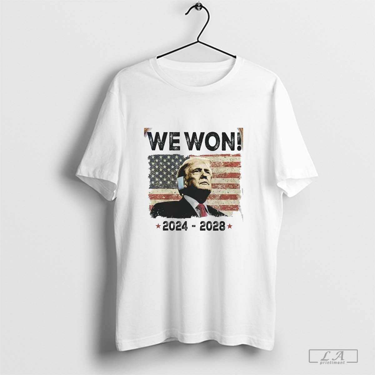 Trump Won Shirt, Trump Won 2024 Election Inauguration Graphic Tee