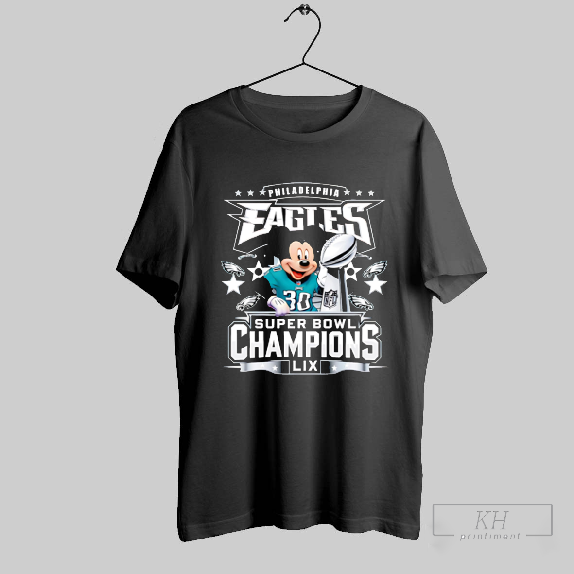 The Philadelphia Eagles Super Bowl Champions Lix Mickey Mouse Shirt T Shirt